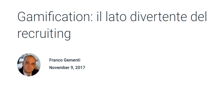 #CSODBlog | Le persone conservano un bisogno innato di imparare, di migliorare le proprie capacità e di entrare in competizione con gli altri, e l'utilizzo della #Gamification risponde a pieno a queste esigenze. 🙌 @FGementi ci dice tutto nel dettaglio. 
csod.info/38Iu4uz