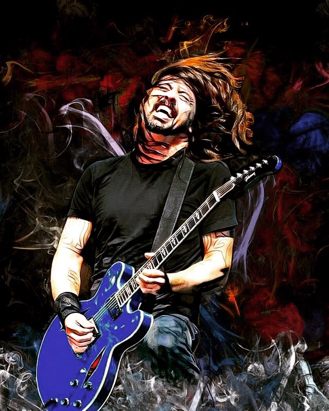 Happy birthday to Dave Grohl of Nirvana & Foo Fighters   