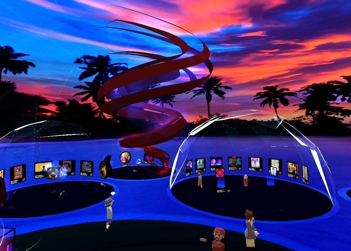 LUVRworldwide's tweet image. #CryptoArtMusic Exhibit Closing Party!!
LIVE AUCTION w/Art Gallery Auction House

JAN 31/11am-6pm PST
Browse Art @Altspace #VRgallery MAC/PC/#VR
Auction t.me/theAGAH

RSVP linktr.ee/NFTstore
@Thebadlament @BlockchainUniVR @hellowoca @ArtServeInc #crypto #auction