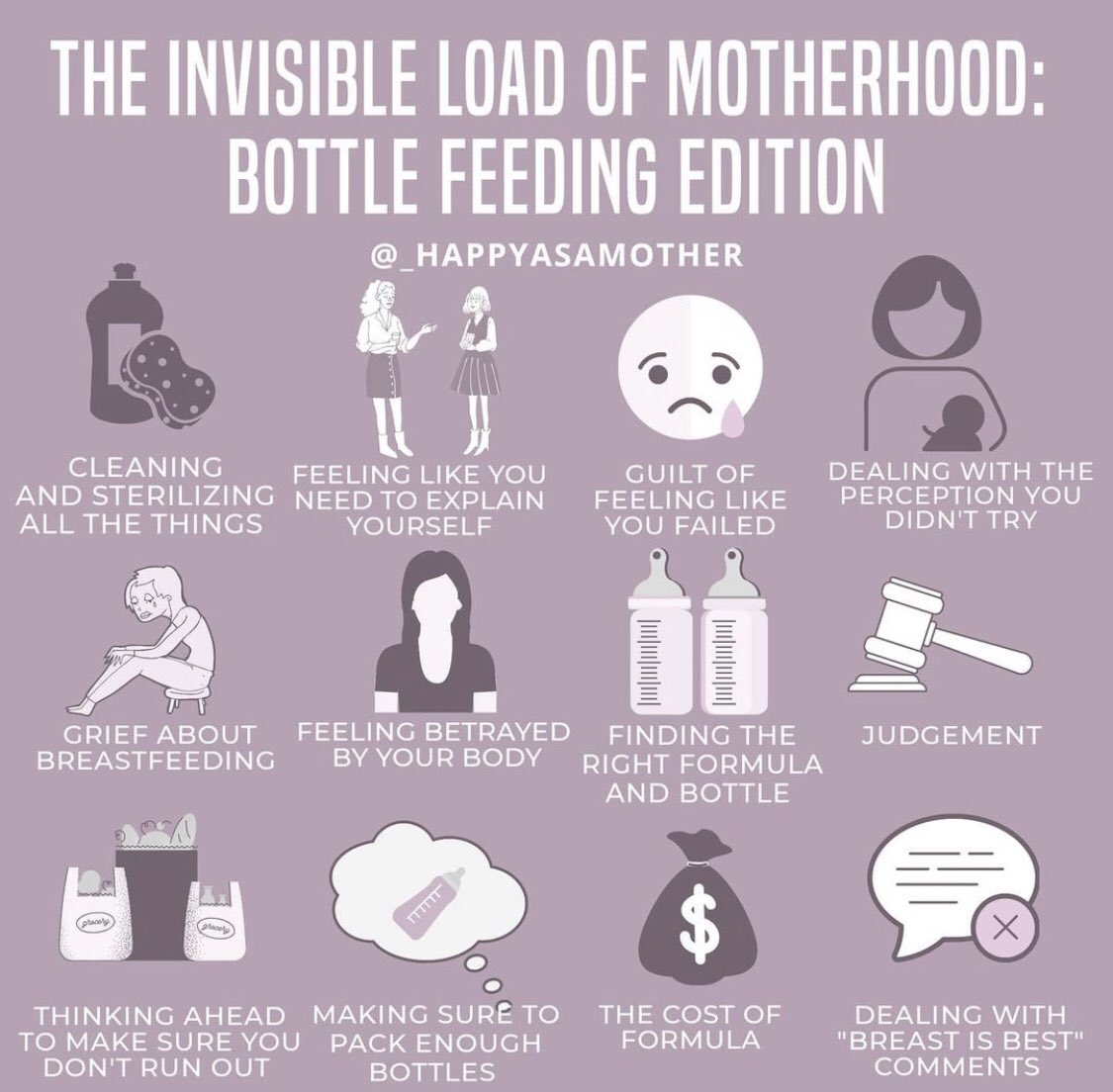 Everyone says breastfeeding is hard, but nobody talk about the struggles of formula feeding. Instead they all shame the mother who bottlefeed the baby.