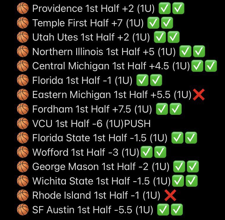 WMUPartyPlanner's tweet image. YOU could be making this money once sport betting is legal online. 🔥 🔥 

12-2 🏀NCAAB this week! 14-4 MAX 🐳 Plays! 32-9 🏈Football Run! Up 10U in basketball alone. That’s $500 profit if you are a $50 bettor since MONDAY!

🚨DM to get $300 signup bonus!🚨