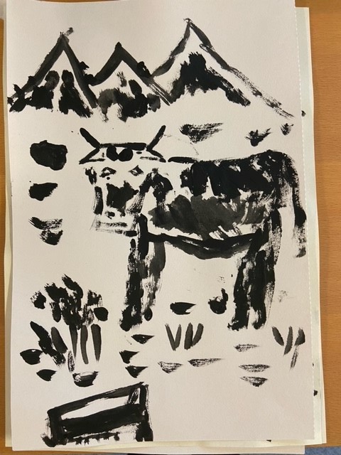 TheLiveTeam_'s tweet photo. Rowan 1 enjoyed their Chinese Brush Painting session provided by @WEAEastMidlands this morning - lots of new skills learned! Cant wait for next week! @AMH_Nottshc 🎨🖌️ https://t.co/7ZI1F7aLHO