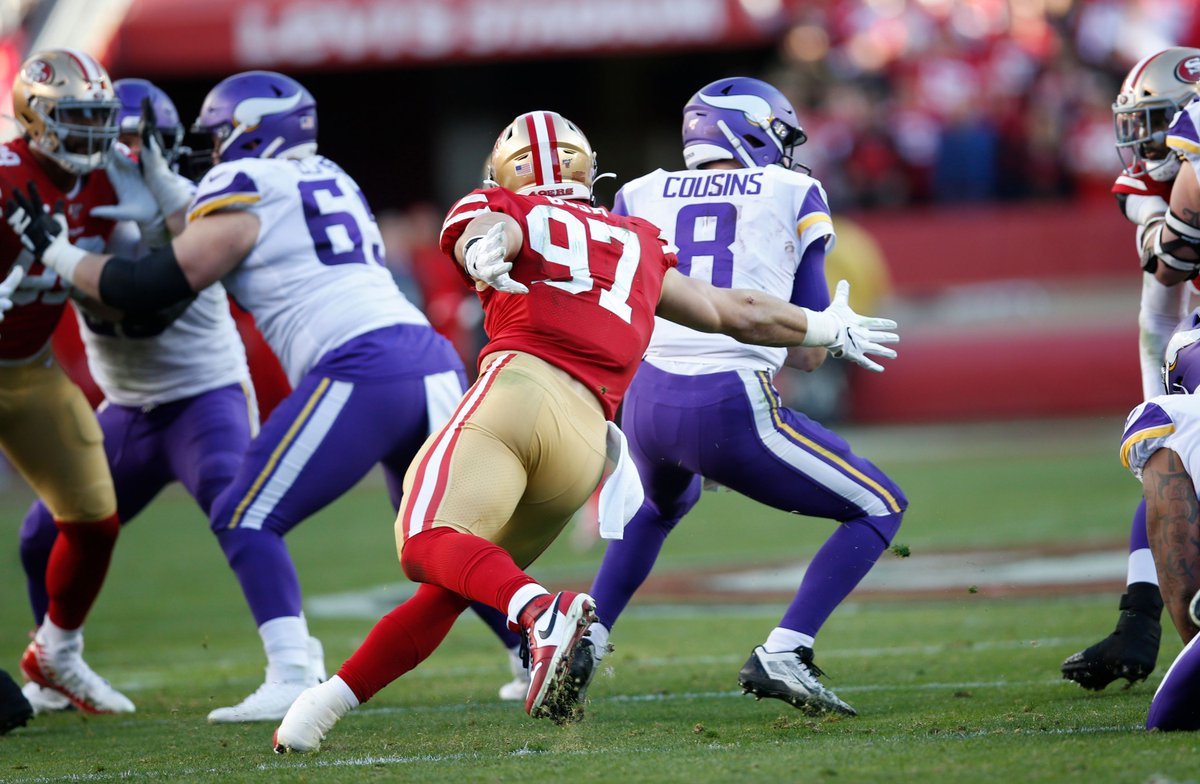 NinersNation's tweet image. Deebo Samuel chimes in on former NFL player saying he would part with Nick Bosa in trade for Deshaun Watson. Would you be willing to trade Bosa for Watson?  ninersnation.com/2021/1/14/2223…