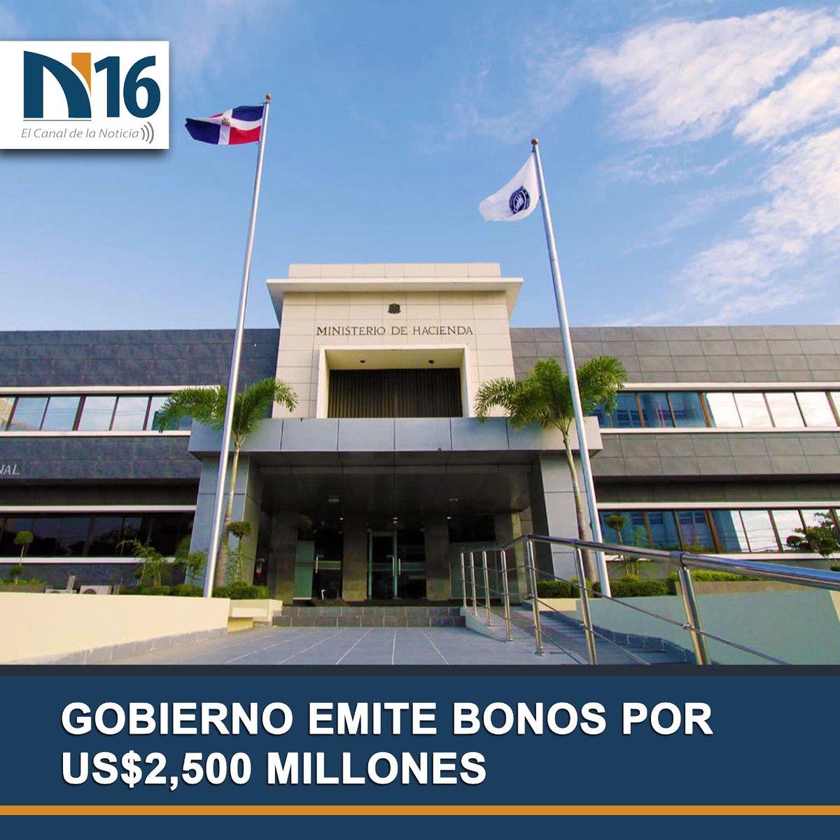 Noticias161's tweet photo. Gobierno emite bonos por US$2,500 Millones #Noticias https://t.co/N1iVQj20B8