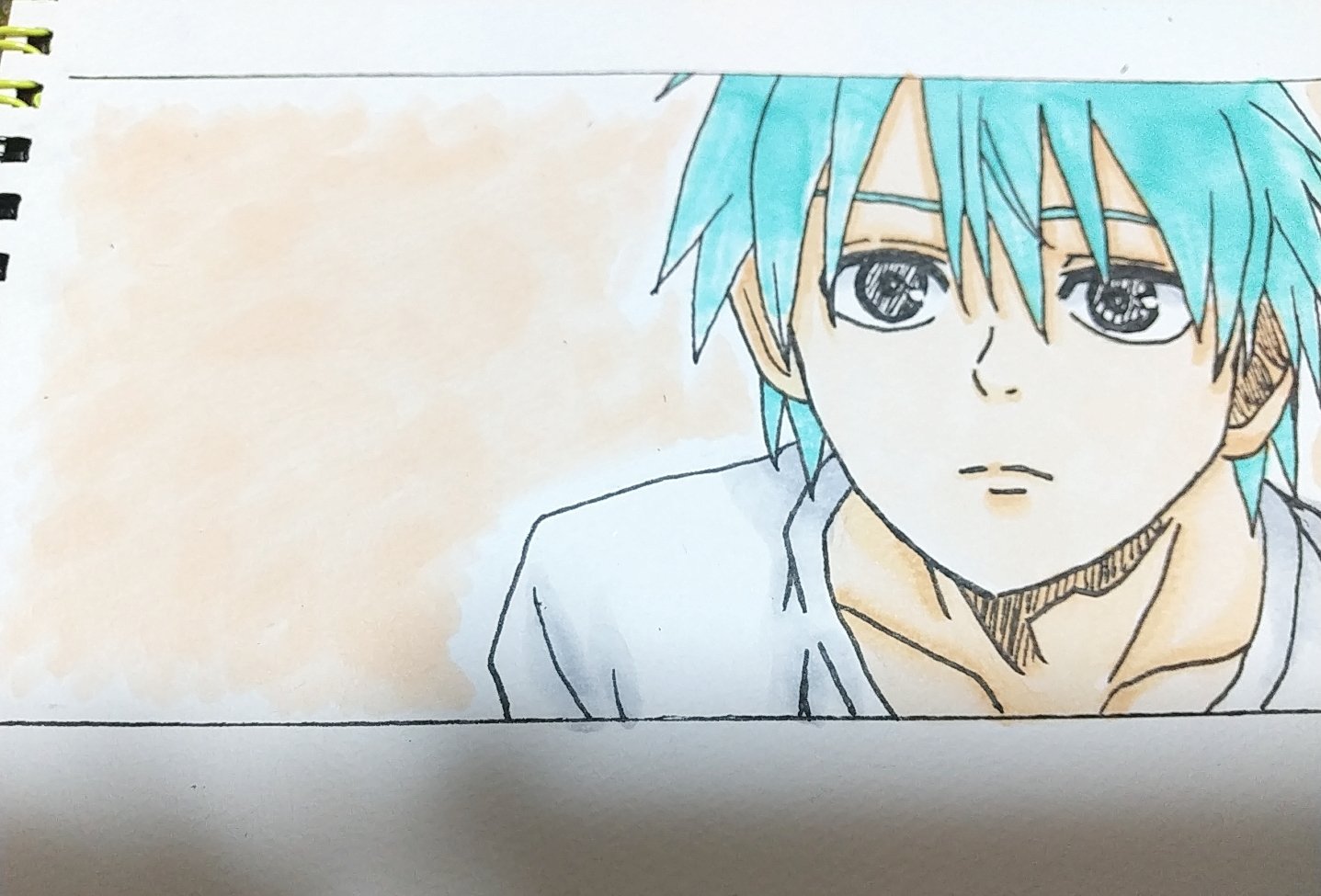 月咲 ﾟ 色塗りました 黒子のバスケ 黒子のバスケイラスト 黒子テツヤ 黒子テツヤイラスト イラスト好きな人と繋がりたい イラスト好きさんと繋がりたい 絵描きさんと繋がりたい アナログイラスト T Co 5hcts7awrs Twitter