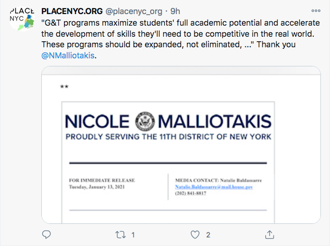 YuliYuli1000's tweet photo. Any politician, parent, DOE staff that entertains PLACE or seeks their endorsement, know who they are. Malliotakis is one of their most beloved champions, who cast seditious votes against certifying the presidential elections, who voted against impeachment #DropOutMaud #FraudMaud https://t.co/CVO6cKrP8S