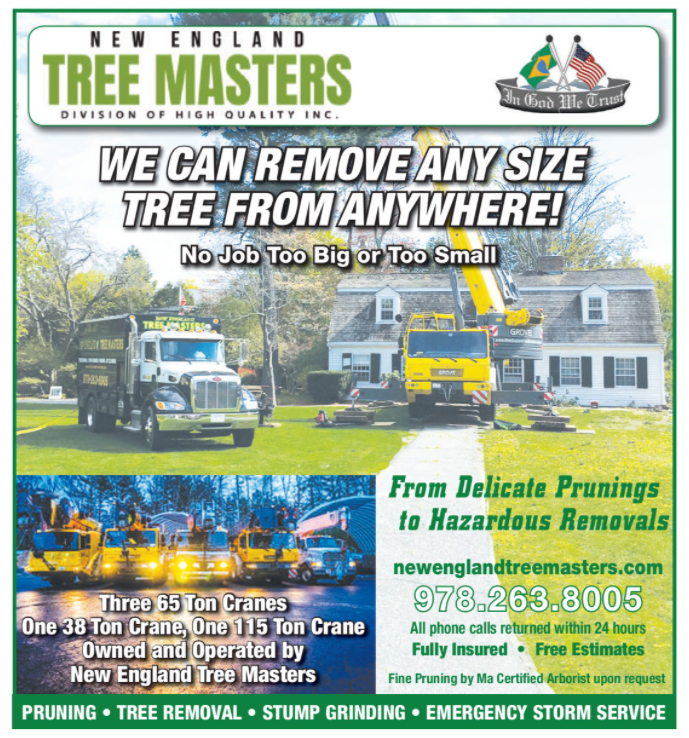 NETreeMasters's tweet image. New England Tree Masters 21 years in business. Modern &amp;amp; safe, professional tree🌳🌲service, certified arborists. Contact us @ 978-263-8005 or visit newenglandtreemasters.com. 
PS Happy 50th &amp;amp; thanks for sharing our story Action Unlimited!    
#netreemasters #Boxborough #ActonMA