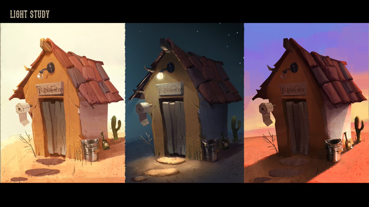 Estudinho de #conceptart e #lightandcolor