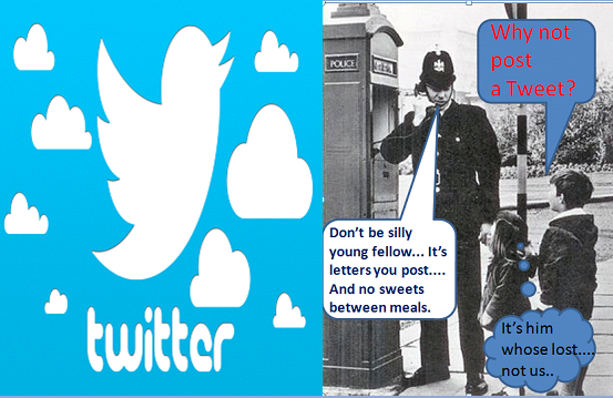 Even Inspector Leitch is using Twitter!