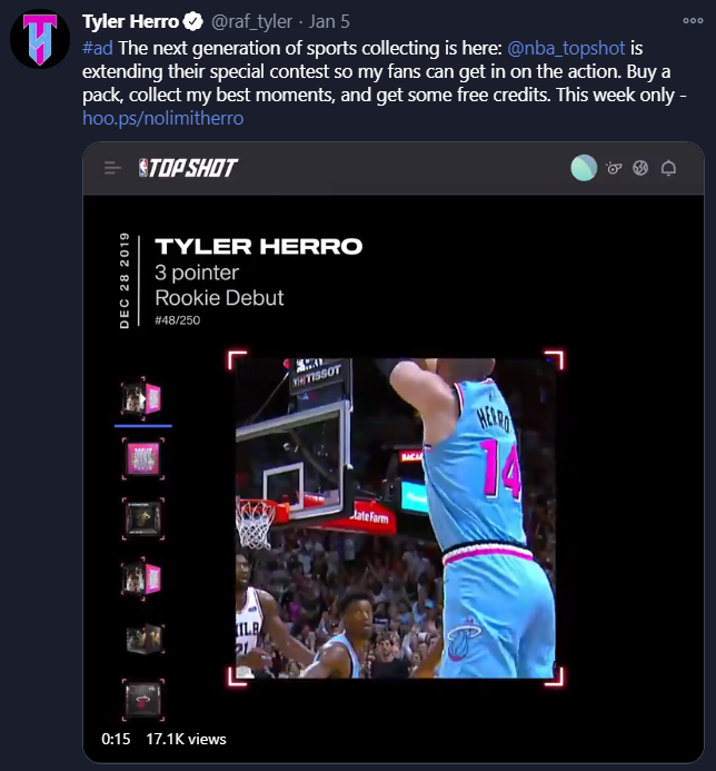 I'm having some  success in  @nba_topshot and I couldn't have done it without these resourcesPodcasts: @TheFirstMint  @podcast_burn3rd Party tools: https://intangible.market/Home.php&nbsp; https://cryptoslam.io/nba-top-shot&nbsp; https://swyysh.com/&nbsp;Top Traders: @pranksyNFT @Napoleon_TC @VegasFinds777