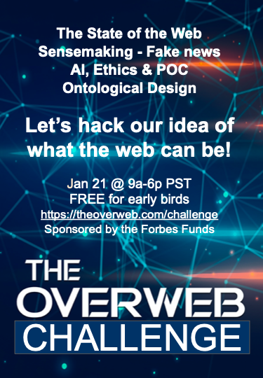 bridgitdao's tweet photo. Just 7 days from the #Overweb Challenge. Register now https://t.co/i8k1zmcdvm. Featuring @NoraBateson, @JustJamieJoyce, @FredBrownpgh, @fullydavid, @ladyniasan & more. Thanks to partners @edgeryders @noeticnomadsorg @NGI4eu and sponsor @TheForbesFunds. #NGI #NGICommunity https://t.co/1wuBoFo1dZ