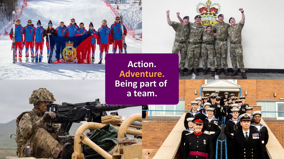 Action, #adventure and being part of a fantastic team are just some of the benefits of joining the #ReserveForces.

Start your next challenge in 2021 with a part-time career in the <a href="/RNReserve/">Royal Naval Reserve</a>, <a href="/RMRMerseyside/">RMR Merseyside</a>, <a href="/BritishArmy/">British Army 🇬🇧</a> or <a href="/RoyalAirForce/">Royal Air Force</a> Reserves👇

ow.ly/B0jd30rsExH