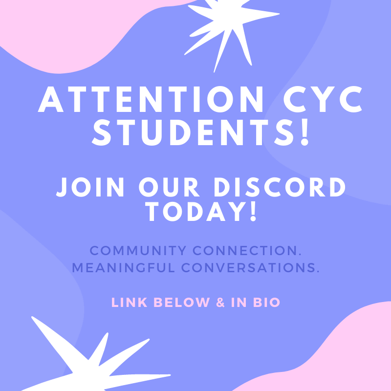 The Child and Youth Care Course Union is very motivated to continue supporting students in 2021. This of course, cannot be done without knowing more about you folks! 

Join our Discord server: discord.com/invite/ZG5mJG8…