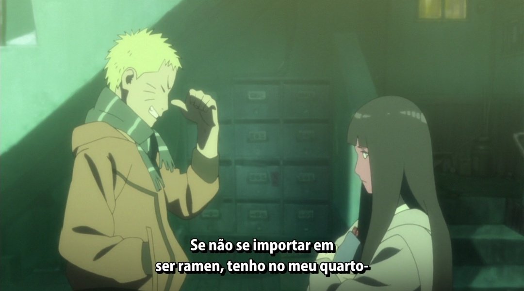 A primeira garota que ele convidou pra dividir seu precioso lámen.