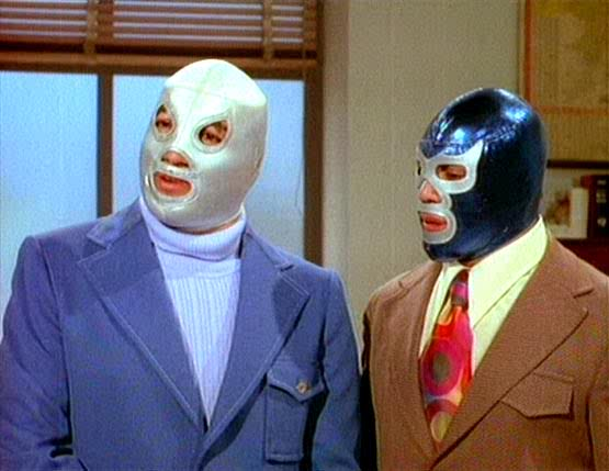 ChariotDaGawd's tweet photo. Luchadors in suits is the rawest look possible and I can't think of a fighting game that has one as a costume outside of character customisation https://t.co/4Qs0noWttB