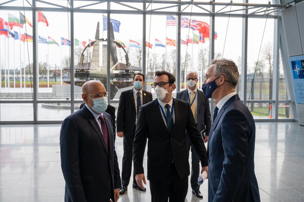 Pleased to welcome President <a href="/CheikhGhazouani/">Mohamed Cheikh El Ghazouani محمد ولدالشيخ الغزواني</a> at #NATO today. #Mauritania is a committed partner &amp; I look forward to strengthening our cooperation, particularly on counter-terrorism and crisis management.
