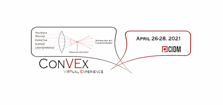The ConVEx Call for Speakers is still open! Please submit this week: convex.infomanagementcenter.com #contentstrategy #contentcreation #ContentWriting #content_creator #ConVExLive #TechDocs #Training #marketing #tech #support #userexperience