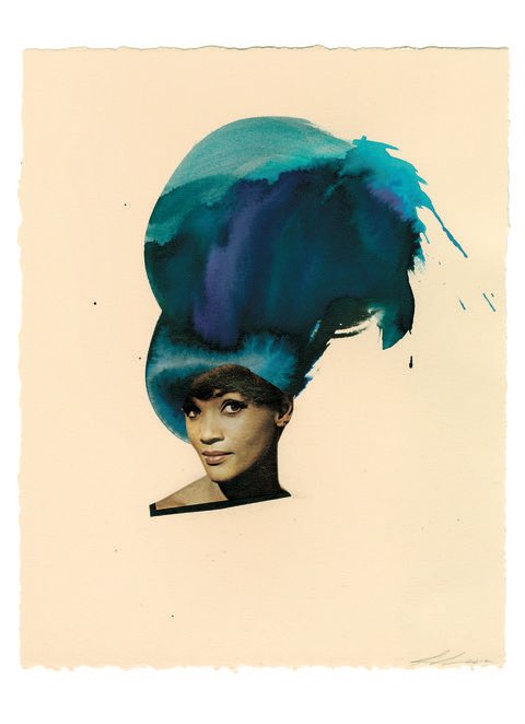 Rihanna for  @Essence by Lorna Simpson, 2020 / Lorna Simpson, A Friend, 2012