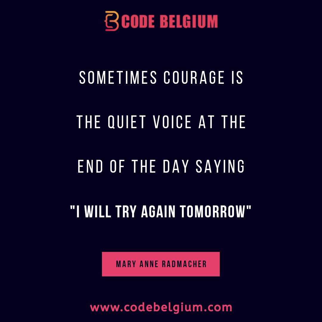 CodeBelgium's tweet image. Always try to achieve your goals until you succeed.

Join the Remote Software Engineering Program.

Follow @CodeBelgium for details!

Visit : codebelgium.com

#fullstackdeveloper #softwareengineering #coding #codingbootcamp #programming #learntocode

#codebelgium