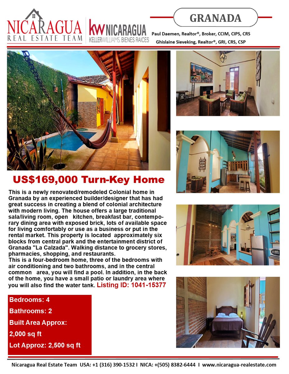 Nicaragua Real Estate Team (RealEstate4Nica) Twitter