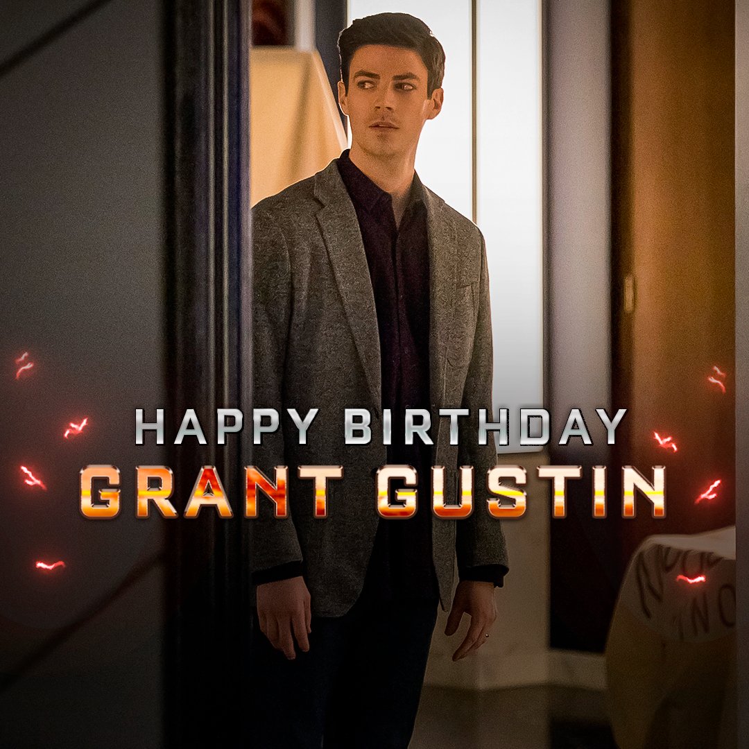 Central City\s finest. Happy birthday, Grant Gustin! 