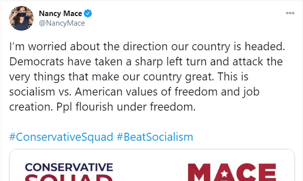 Nancy Mace mentioned the dangers of rhetoric the other day w/o acknowledging her part in this. Separating herself from an out of control fire after she’d been stoking it. And she’s far from alone. Rubio, Cruz, Haley, [insert hundreds of names] have all had a hand in this. 4/?