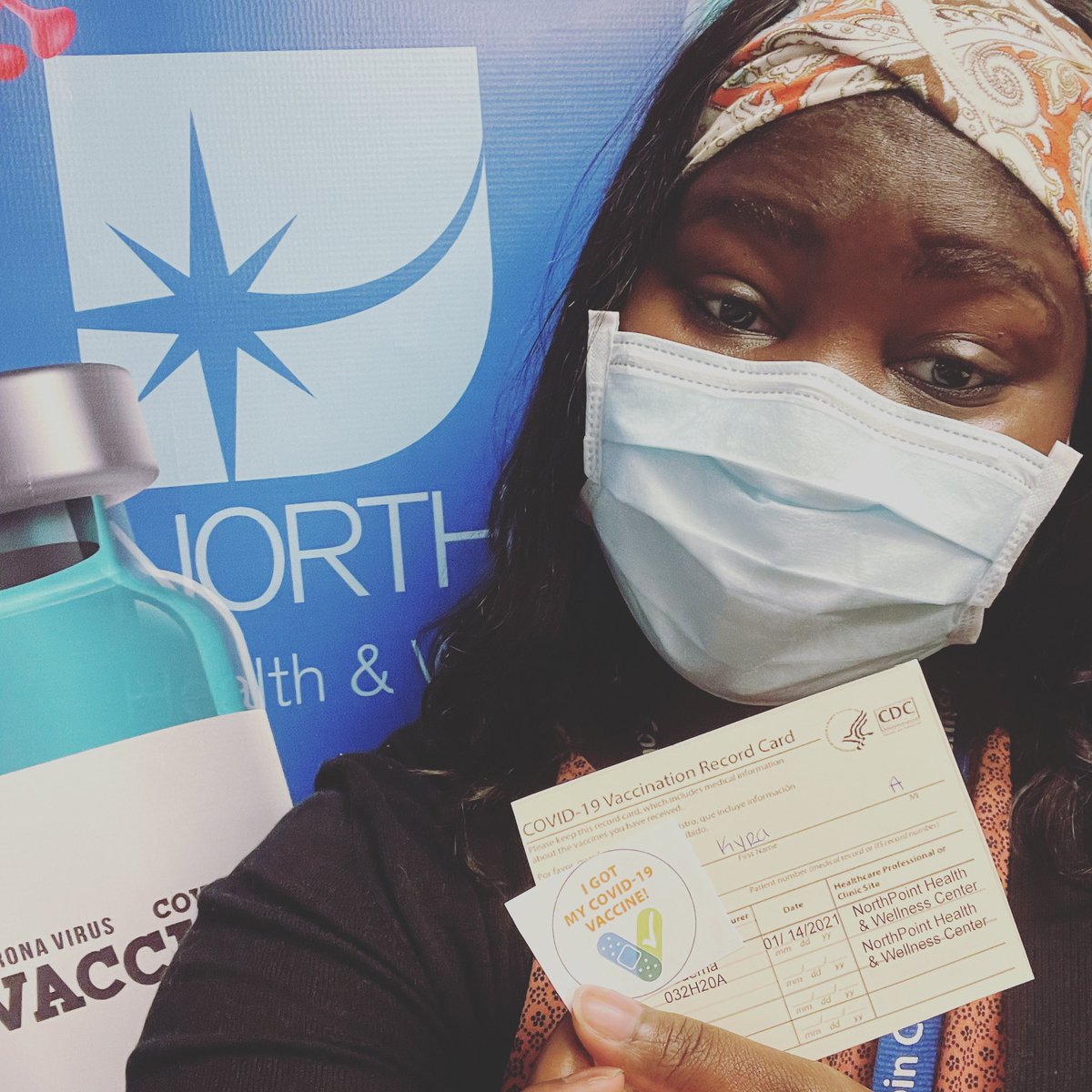 Get me ✨anti-bodied✨ ... or whatever <a href="/Beyonce/">BEYONCÉ</a> said. 💁🏾‍♀️ #GetVaccinated #beatCOVID19