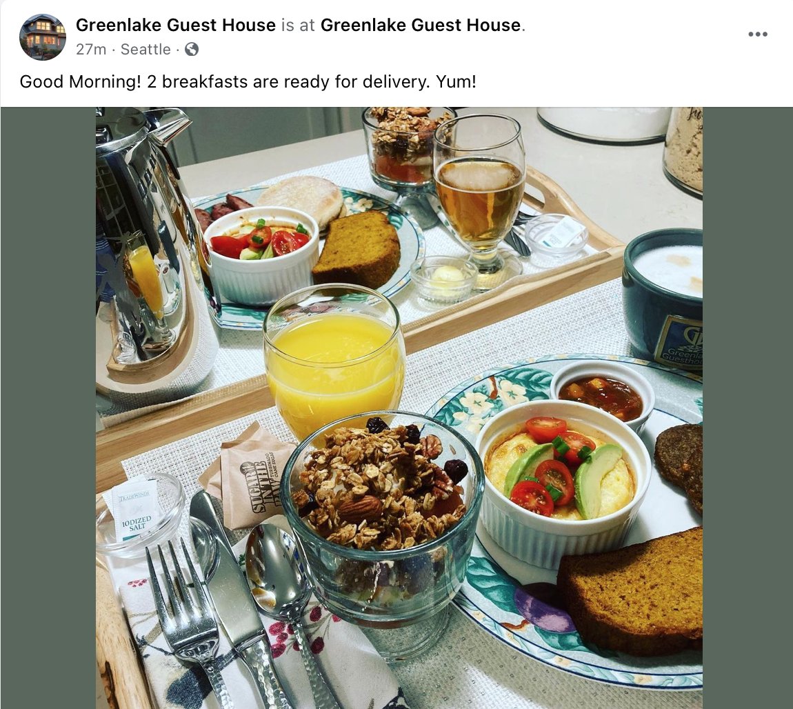 SeattleBBA's tweet image. Could you make that breakfast for THREE @greenlakegh? I'm on my way ! 😉