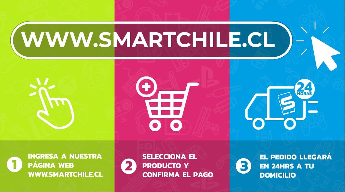 SmartChileCL's tweet image. ¡En Smart💚 llevamos Tecnología a tu Hogar!

👉Compra Rápida y Segura en smartchile.cl 🛍️ ENVIO en 24HRS🕗

#Antofagasta #Compra #Segura #Delivery #Domicilio #Reparto #Tecnologia #Chile