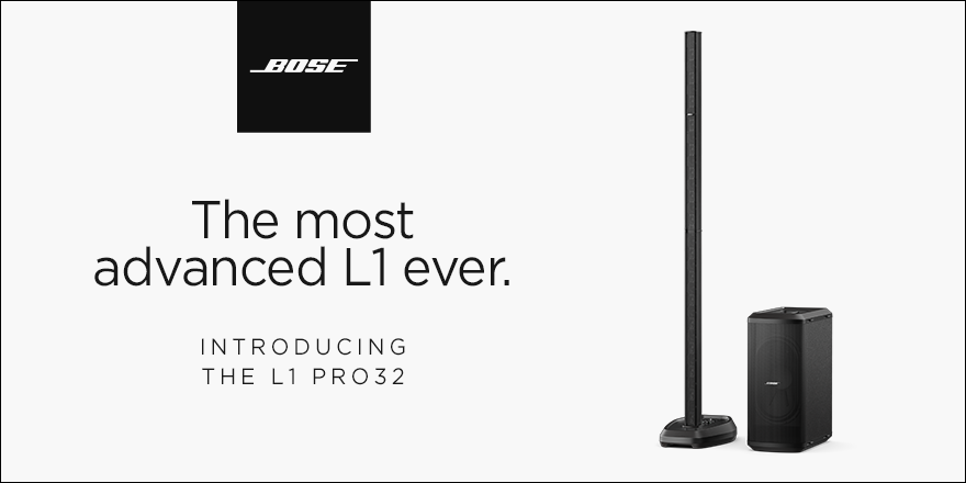 BosePro's tweet photo. Provide a truly superior audio experience with the most advanced #L1 portable line array ever, ideal for medium-to-large-sized venues and events like weddings, clubs, and festivals. #L1Pro32
https://t.co/UDN9myOrfV https://t.co/sGUbDXTpwd