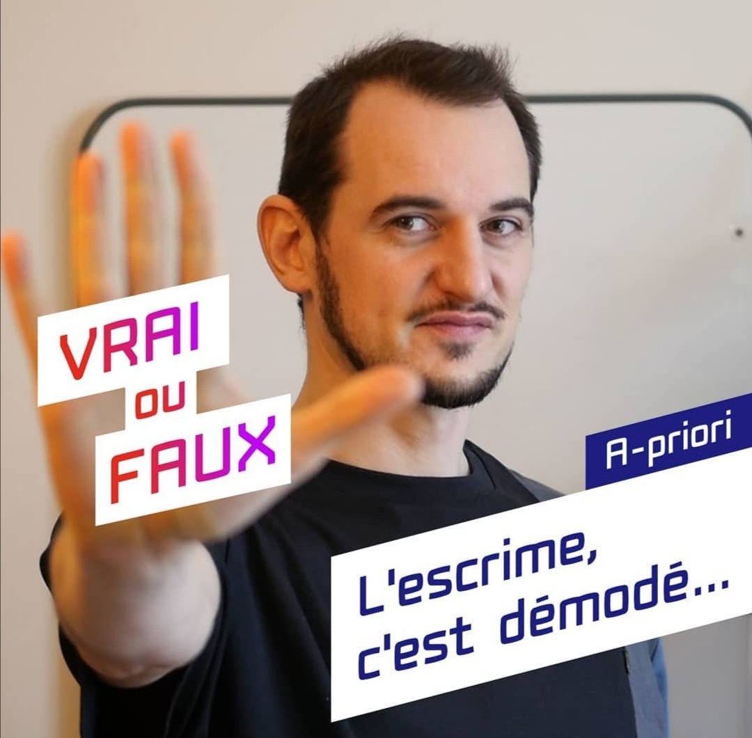 MascMz's tweet photo. " - Alors comme ça tu fais de l'#escrime ?! Tu joues à #Zorro quoi !
- Les #matchs c'est que 3minutes ?! Mais c'est pas physique ton truc ! "
Et nous en passons.. Merci #fantastic4fencing pour cette nouvelle vidéo sur les aprioris que l'on peut avoir de notre sport 😀 https://t.co/ZFi7Wy1nVD