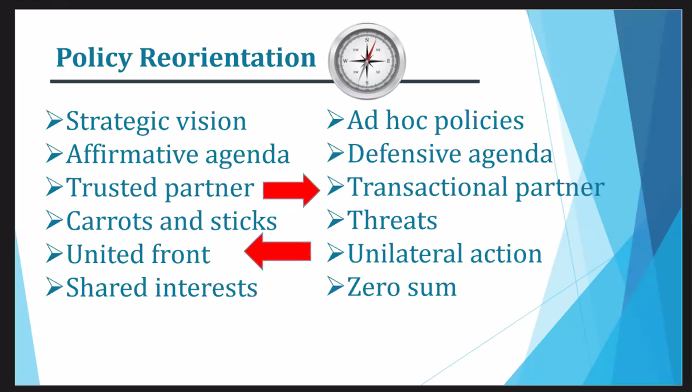 Asked how 301 China tariffs might be dismantled in the future, Weisel cd see either an expansion of exclusions, which cd be done quietly/under Admin control, or a U.S.-China agreement to reciprocally lift select tariffs, perhaps starting with lists 4A and 3 and working backwards.