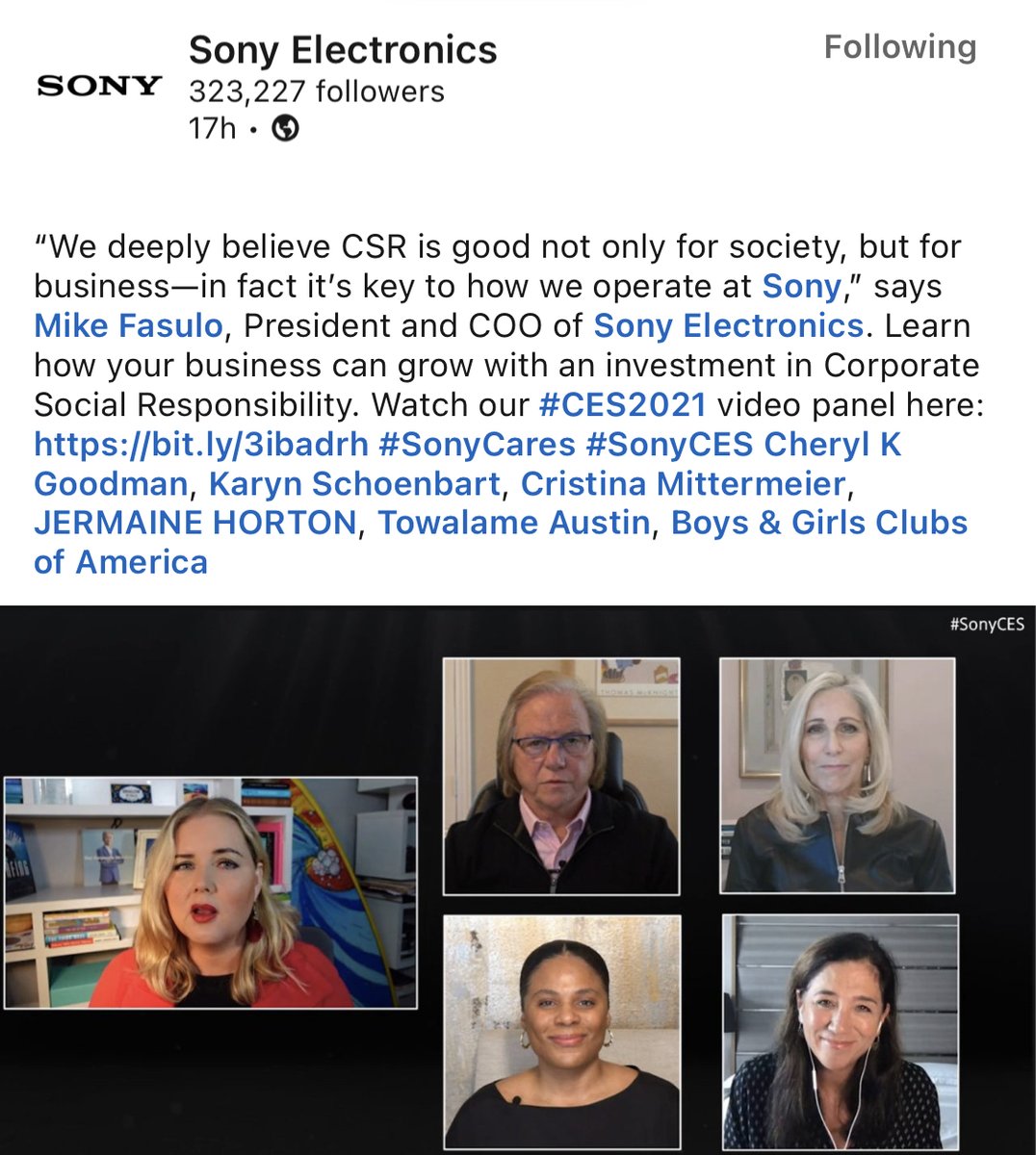 👀 Did you catch @cmittermeier at yesterday's <a href="/Sony/">Sony</a> event?? If not, no worries - you can watch it here: bit.ly/2LpGuip