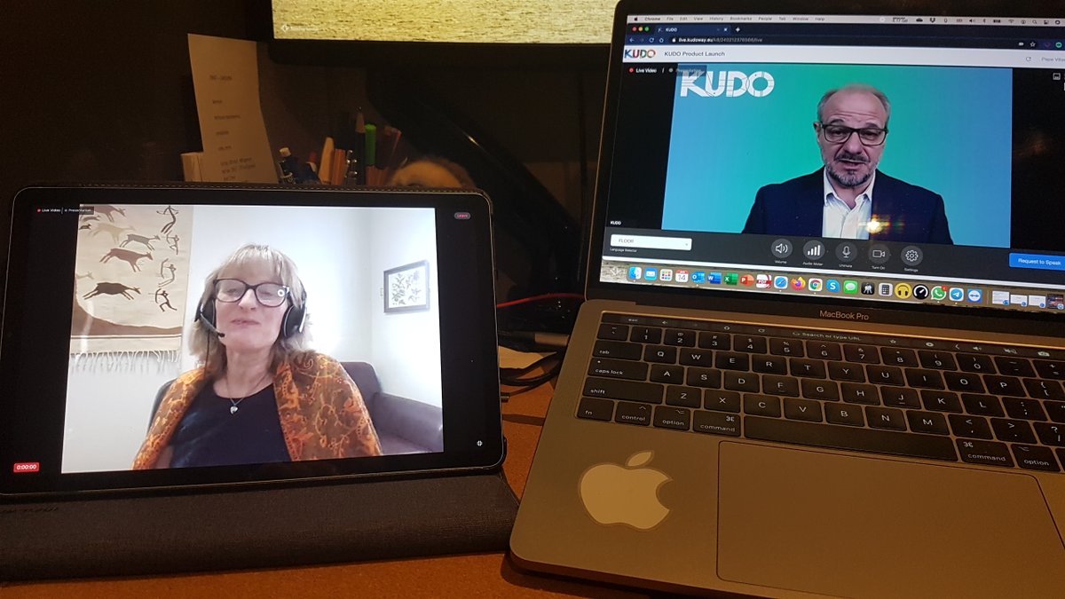 When you MUST attend two concurrent meetings. 
Really nice news...<a href="/KUDOway/">KUDO</a> Market Place. <a href="/ewandromag/">Ewandro Magalhaes</a>  and <a href="/Fzabetian/">Fardad Zabetian</a> along with all the team congrats!! This is a game changer. #KUDOBreakthrough

Thank you <a href="/ProfessorOlsen/">Barry S. Olsen</a>  and <a href="/sierraskyit/">Katharine Allen</a> #InterpretAmerica