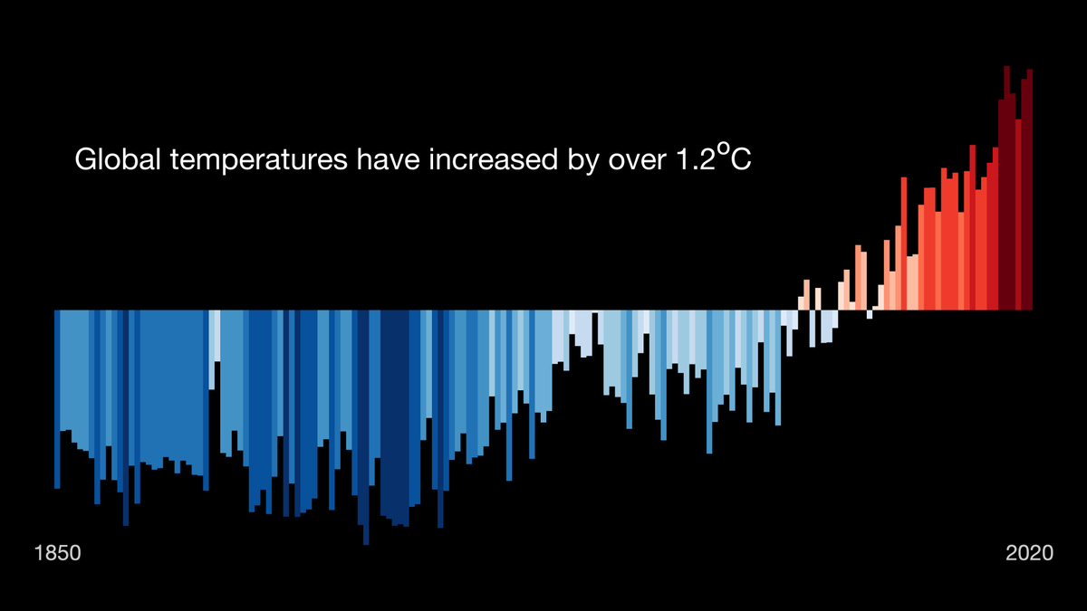 The planet is warming. Burning fossil fuels is the dominant reason. Our choices matter.