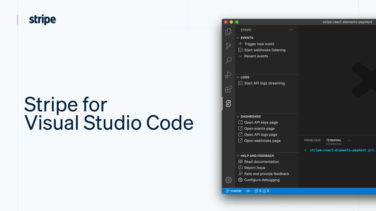 Today we are releasing the public beta of the  @stripe extension for  @code, which brings Stripe inside your editor. Let me give you some background on why we built this extension, what it does, and where we are going with our developer tools.  https://stripe.com/docs/stripe-vscodeA thread 
