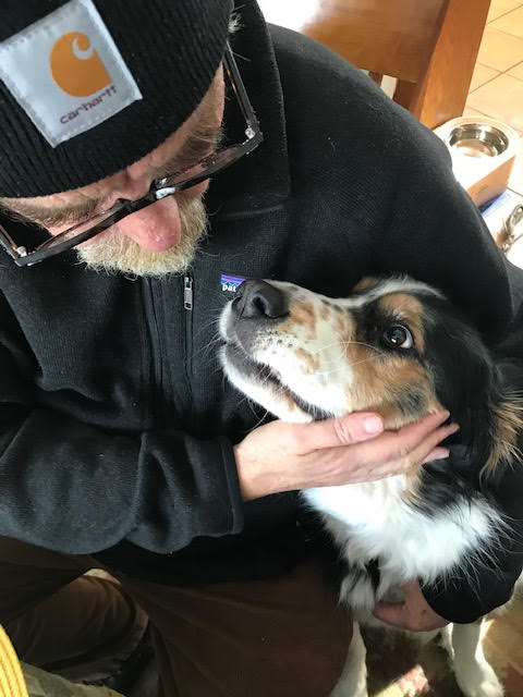 poetclark's tweet photo. Here's Josie looking at Stan with love. She rarely adores me in the same way. (Sigh)
#dogs #adoringgazes #michigandogs #mixedbreeds https://t.co/HwXnkVlyVy
