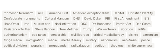 Lots of you asked for specific threads on the Capitol siege; here's my master thread list here (don't worry - you don't need to sign up).I'm updating it daily, and it covers...a lot (I ran out of tags)More to come.  https://www.patreon.com/posts/46097036&nbsp;