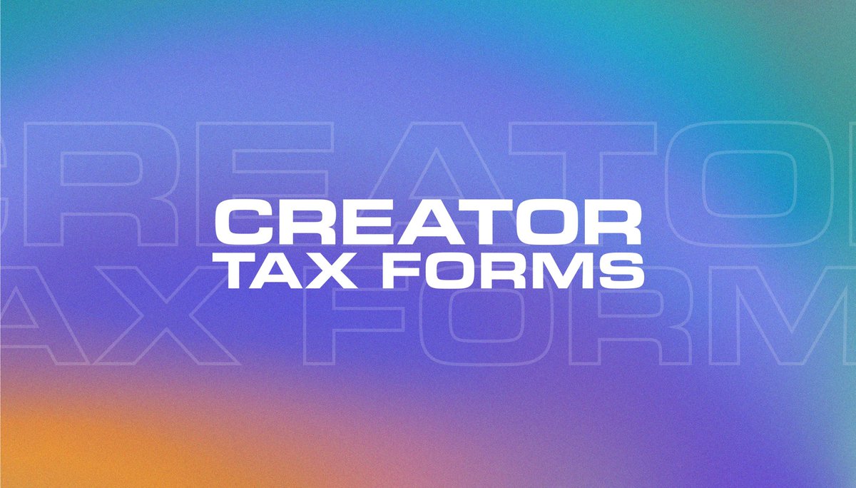 Last year I learned firsthand how complicated content creators’ taxes can be, so <a href="/MaddieM/">Maddie McCarthy</a> and I built a little tool to help! 

If you’re a creator, check it out @creatortaxforms and make sure you’re prepared for the Jan 31st IRS deadline 〰️