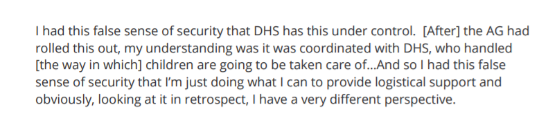 Rosenstein's response to the  @JusticeOIG report is to basically admit he completely screwed up and now believes the policy was a failure from the beginning. That is mirrored in the report itself, specifically this response.  https://twitter.com/NickMiroff/status/1349766613990600705