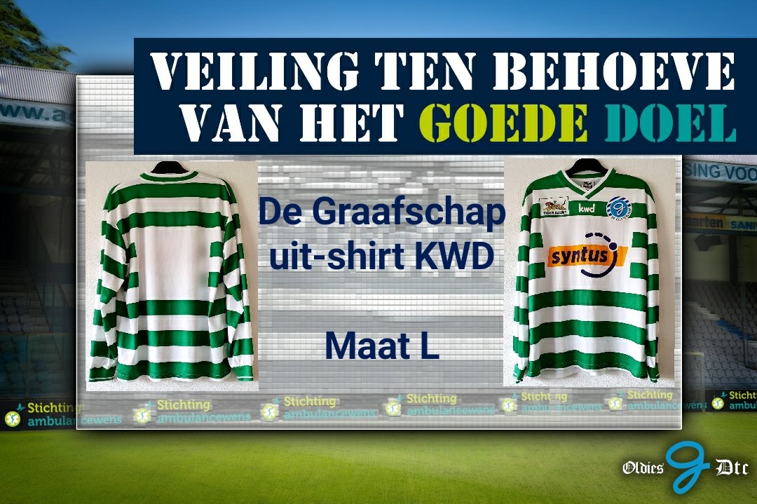 Upload #Ambulancewensveiling:

<a href="/DeGraafschap/">De Graafschap</a> uit-shirt Merk KWD Maat L Shirtsponsor <a href="/Syntus/">Syntus</a>!

Bieden? Check de advertentie:
link.marktplaats.nl/m1653139637?ut…

LET OP: Er kan geboden worden tot 15-01-2020 19:00 uur. #rodGRA

#OldiesDTC <a href="/StAmbulancewens/">St.Ambulance Wens</a>