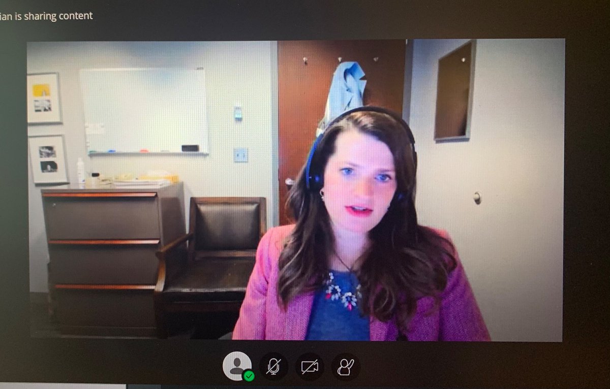 ⚠️Outstanding virtual presentation by our OB anesthesiologist Dr. <a href="/RPompeianMD/">Rochelle Pompeian, MD</a> 
during our #TED (Thursday education day) about OB hemorrhage and Obstetric emergencies. 

<a href="/SOAPHQ/">SOAP</a> <a href="/ASALifeline/">ASA®</a> <a href="/MayoAnesthesia/">Mayo Clinic Department of Anesthesiology</a> <a href="/MayoClinic/">Mayo Clinic</a> #match2021 #education
