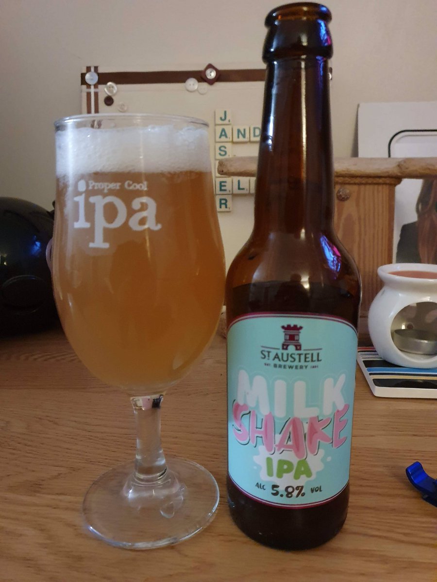 Gotta love a <a href="/StAustellBrew/">St Austell Brewery</a> Milkshake IPA #properjobambassadors