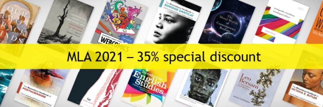 It's a big pub day for us since we wanted to show off advance copies at #MLA21. Keep reading to find out about some of our exciting new books and enter discount code GLR 9IY for 35% off! bloomsbury.com/us/superpage/m…