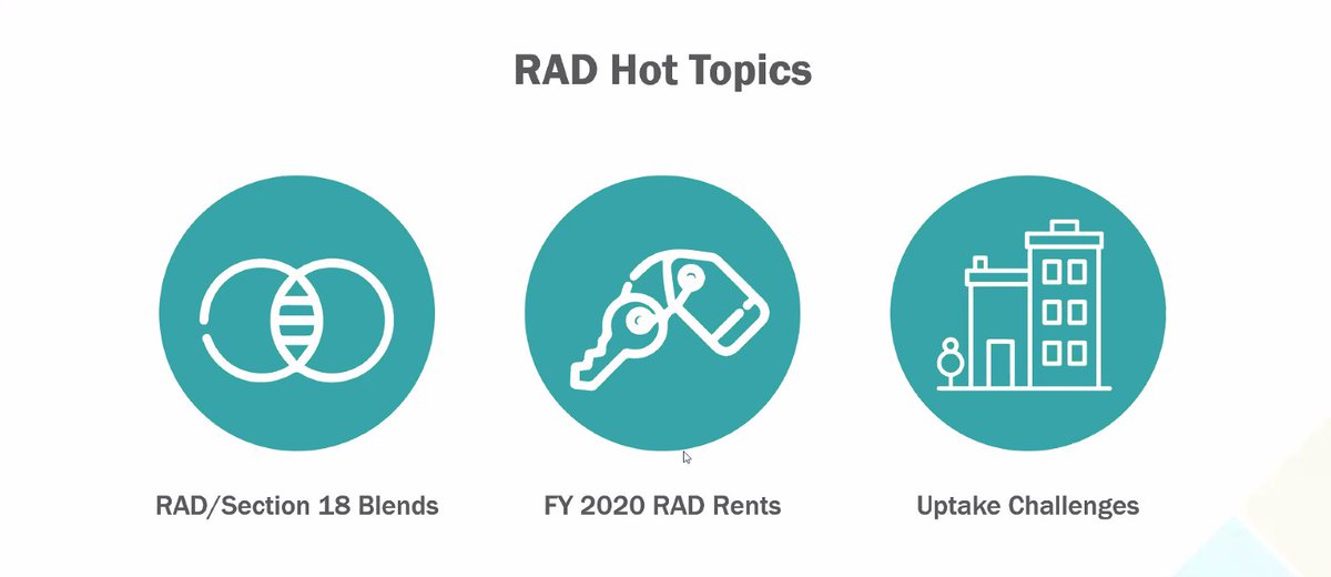 NovogradacNews's tweet photo. The RAD Report panelists at #NovocoRAD are discussing Rental Assistance Demonstration program updates, outlooks and hot topics. https://t.co/ONeSFiSGrc