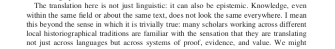 Returning to  @CarlaNappi's 2016 Isis essay, as she usefully breaks down these practices across several "local styles of historiography" and their respective regimes of proof, evidence, value.