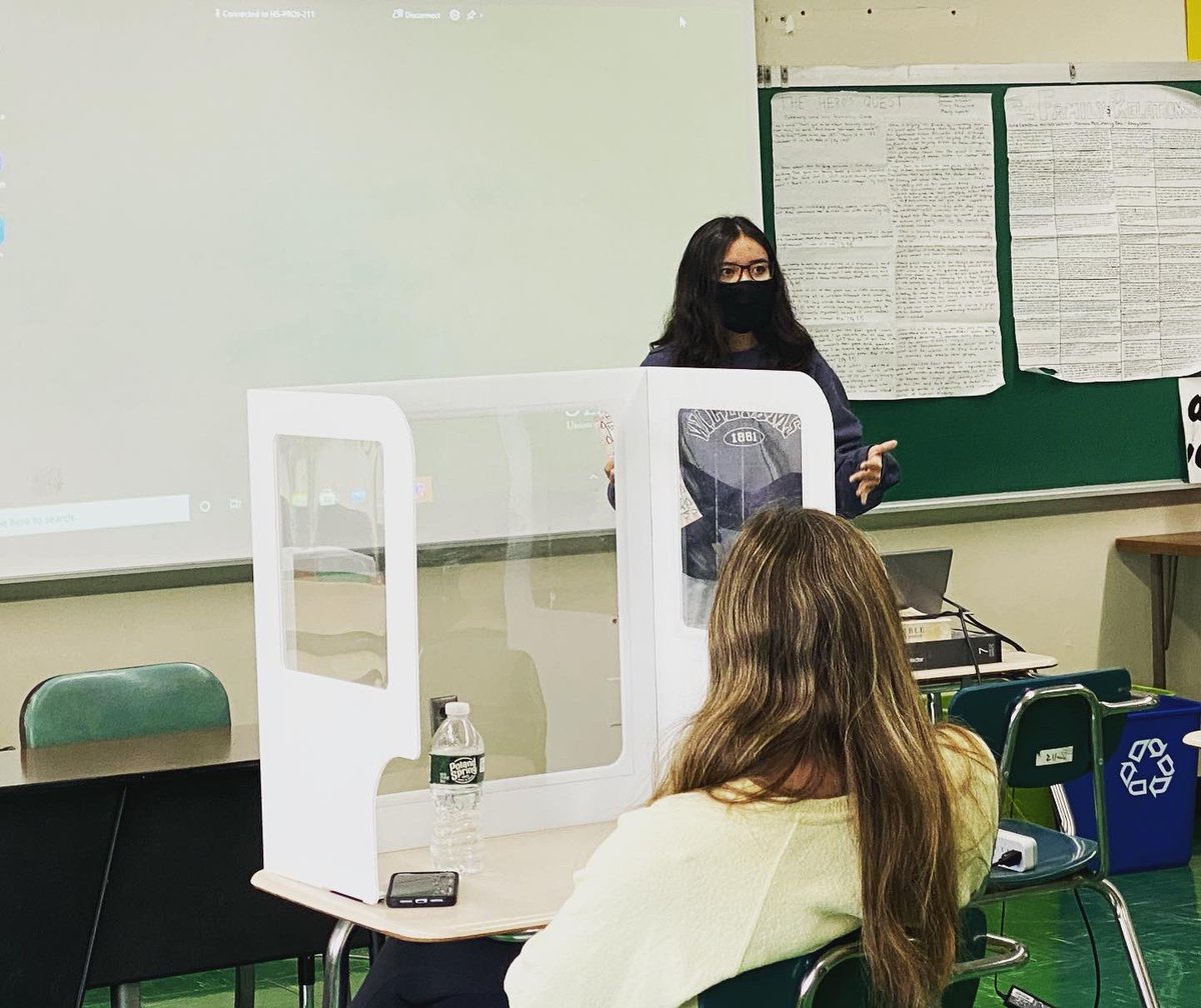 We loved watching Ms. Lindquist’s AP Literature students present their “one-pagers”: single page visual and symbolic responses to a literary work representing all the components needed to write an effective Q3 on the AP exam. They’re getting ready to rock that exam! <a href="/SHSLindquist/">Ms. Lindquist</a>