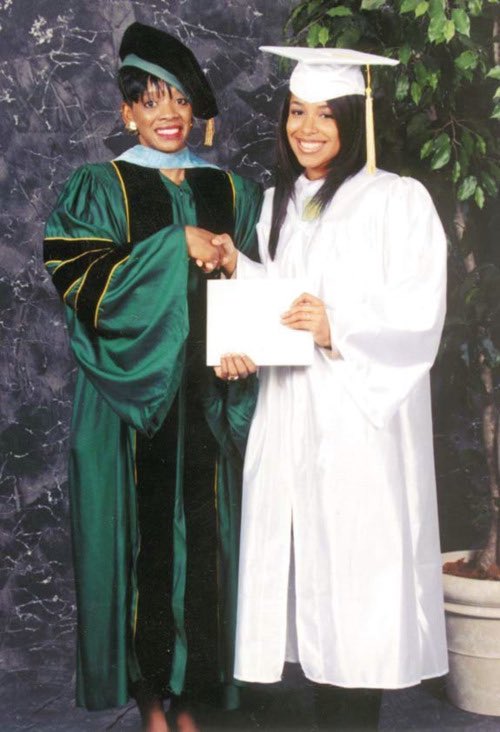 TheOXGod's tweet image. Aaliyah graduated in 1997 with a 4.0 GPA and 2 Double Platinum albums