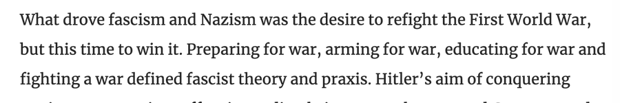 I’m not a historian of fascism but the idea that we shouldn’t use the term because it only makes sense in the context of its origins seems like an overly restrictive view of how political language (which I do study) works. /1