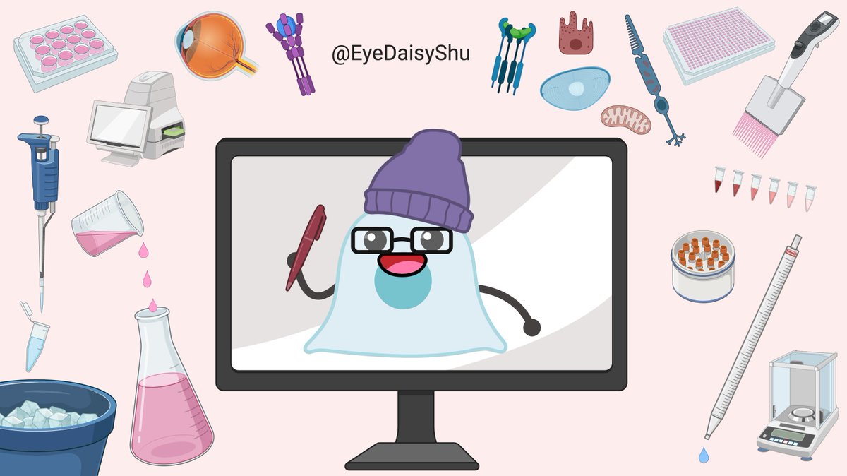 EyeDaisyShu's tweet photo. Check out my science-themed virtual background that I made using @BioRender #BiorenderBackground My Zoom meetings just got a whole lot more fun! ๐ฅณ #scicomm #zoombackground #scientist #science #lablife https://t.co/hEfBVgUK7W